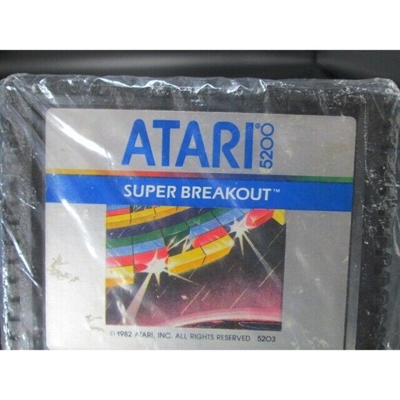 SUPER‎ BREAKOUT Vintage Used Atari 5200 Game Cartridge Supersystem GAME ONLY - Picture 3 of 4